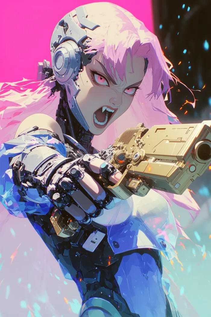 Recoil, Pink Nova — generative composition by Brian Hmurovich, catalogue number 03