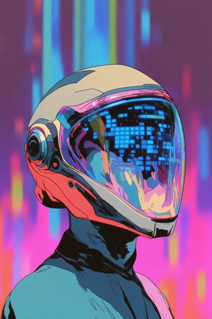 Visor, Static Field — generative composition by Brian Hmurovich, catalogue number 07